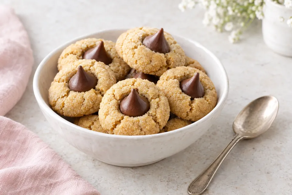 Peanut Butter Blossom Cookies