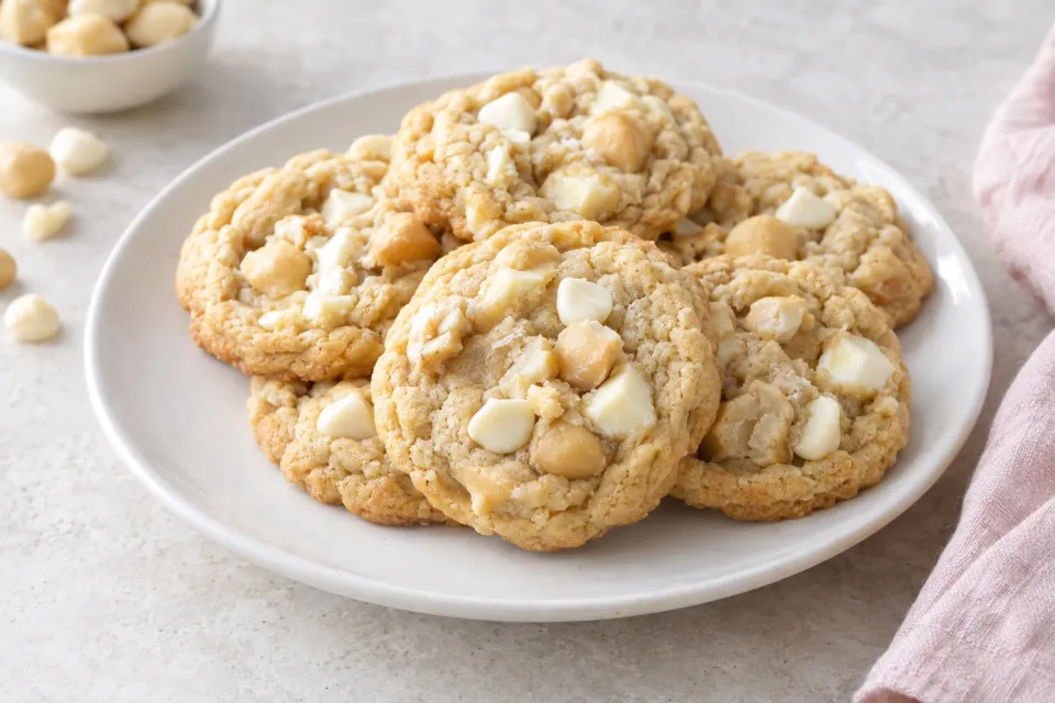 White Chocolate Macadamia Nut Cookies