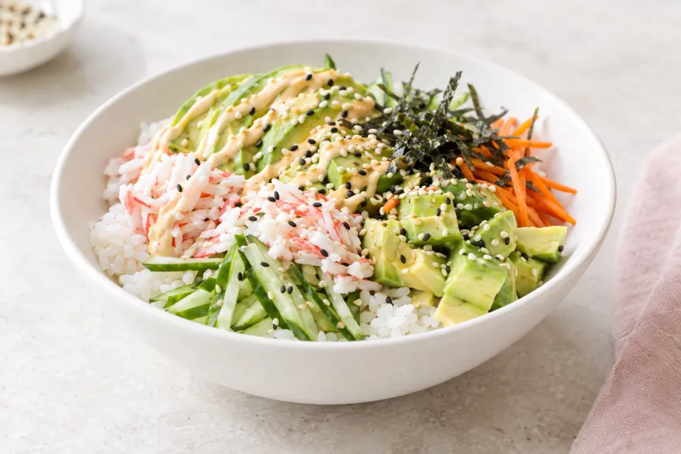 California Roll Sushi Bowl