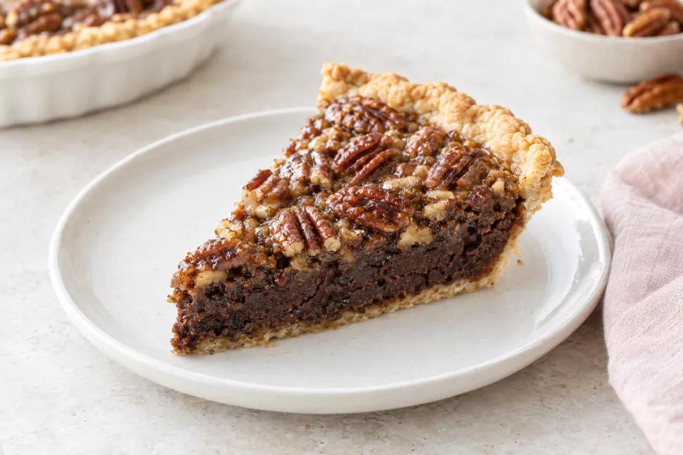 Pecan Brownie Pie