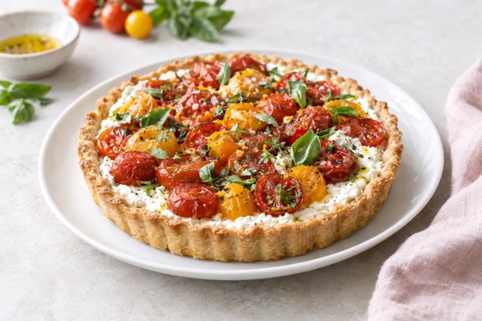 Tomato Ricotta Tart