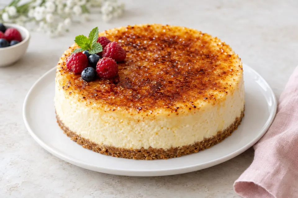 Crème Brûlée Cheesecake