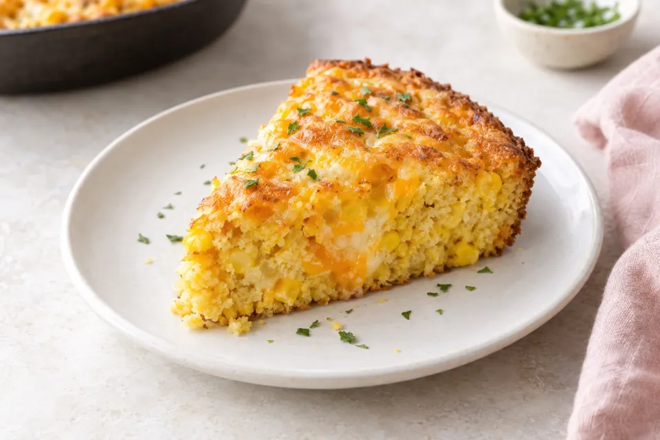 Cheesy Skillet Cornbread