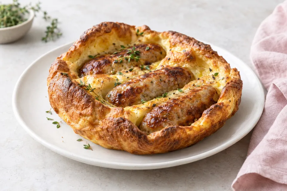 Classic English Toad-in-the-Hole