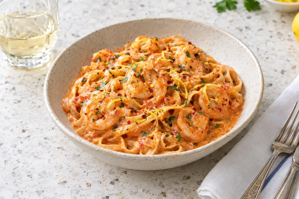 Shrimp Pasta Alla Vodka