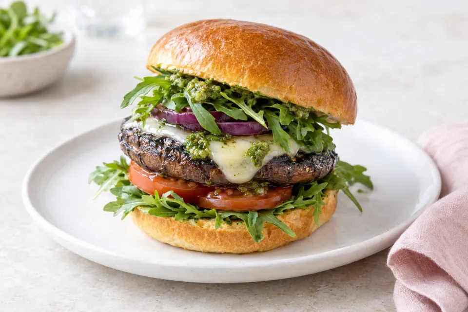 Portobello Mushroom Burger