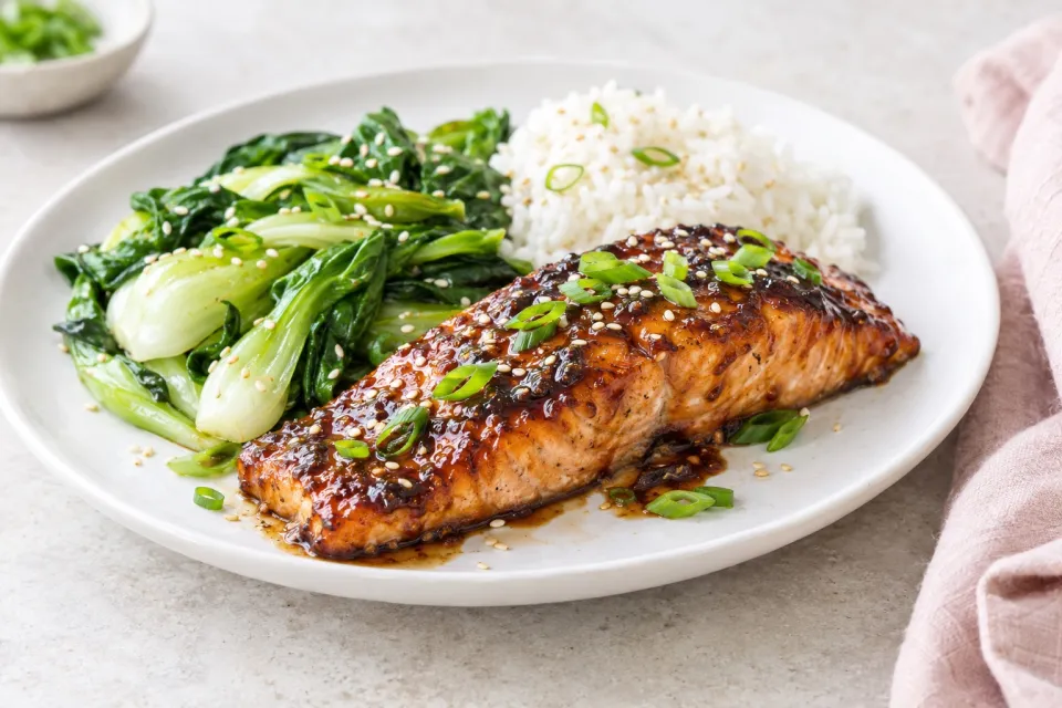 Hoisin Glazed Baked Salmon