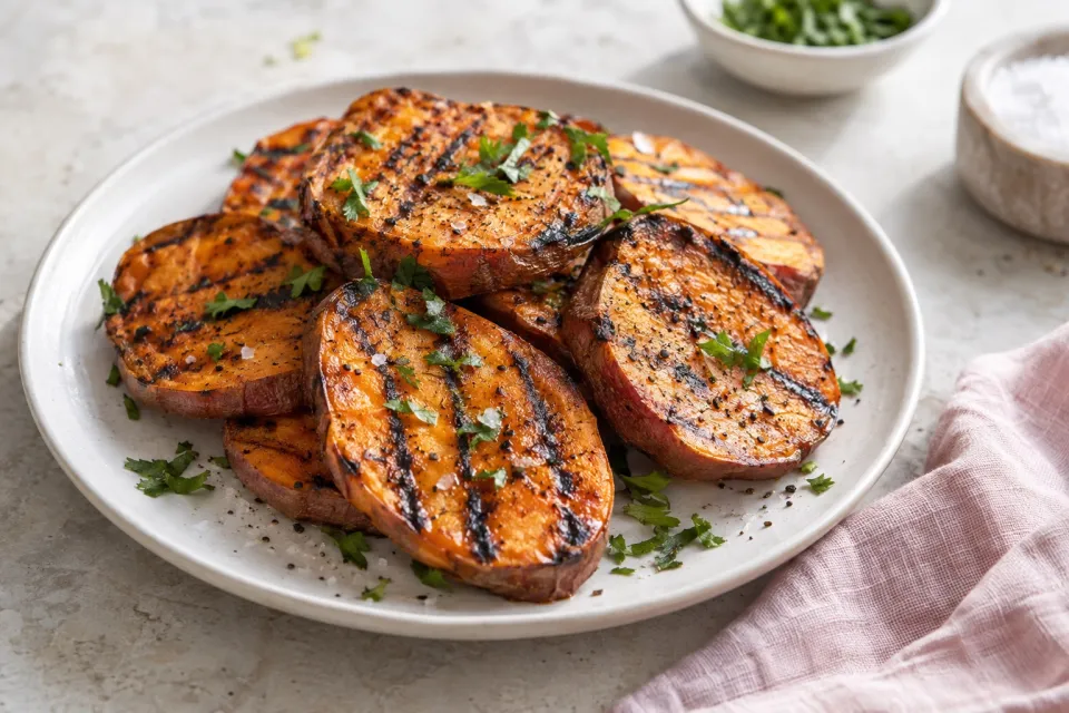 Grilled Sweet Potatoes