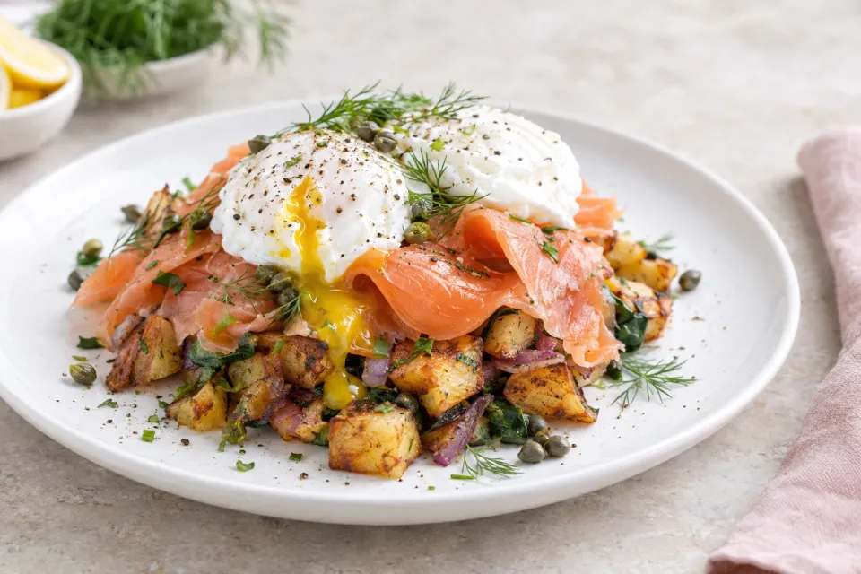 Smoked Salmon Hash