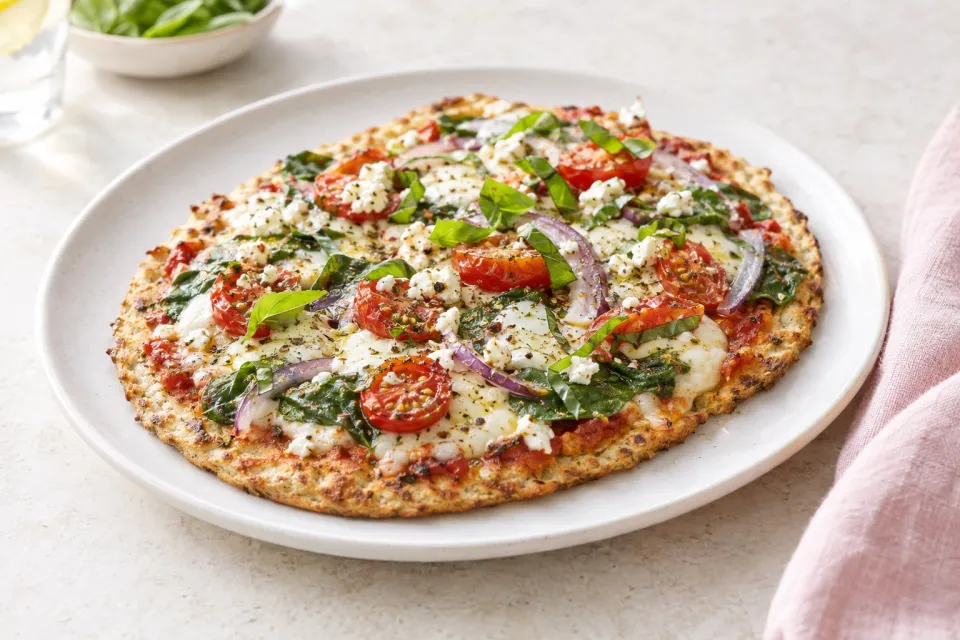 Carb-Conscious Flatbread Pizza