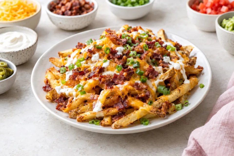 DIY Loaded French Fries Bar
