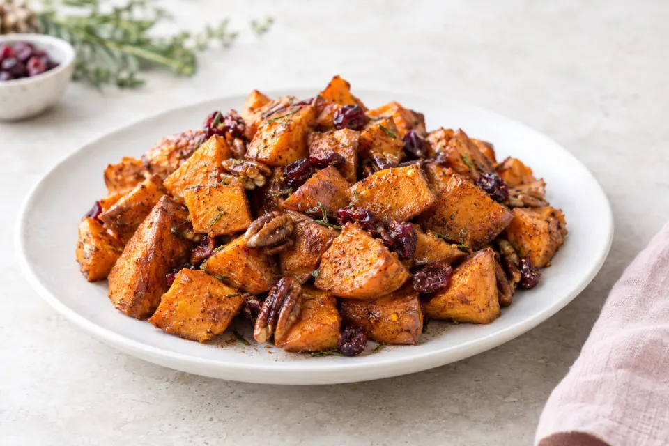 Holiday Spiced Sweet Potatoes