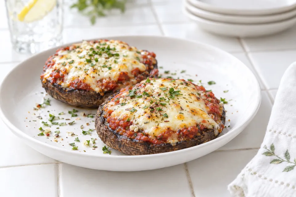 Low Carb Portobello Pizzas
