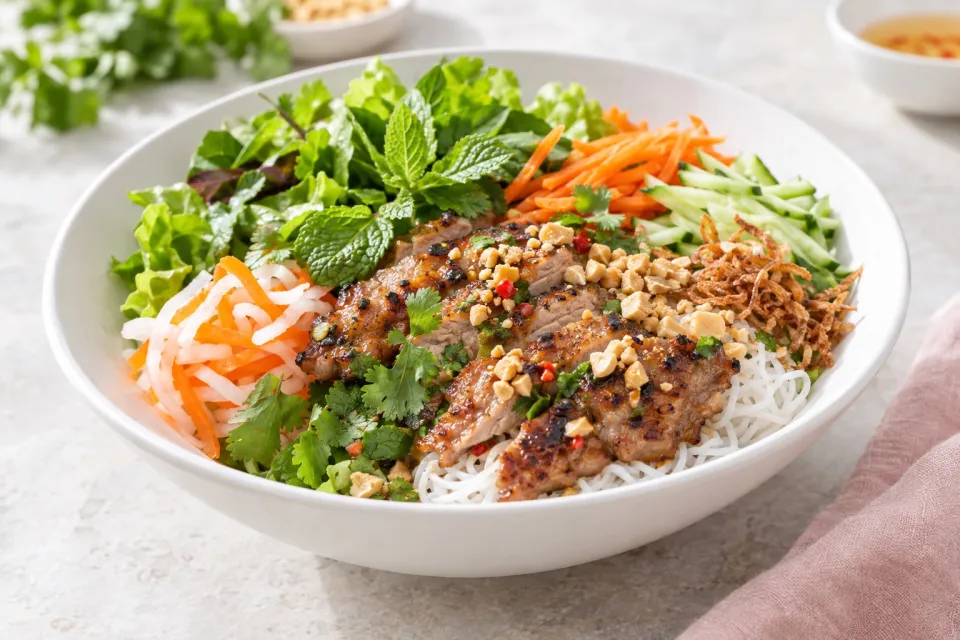Vietnamese Rice Noodle Salad
