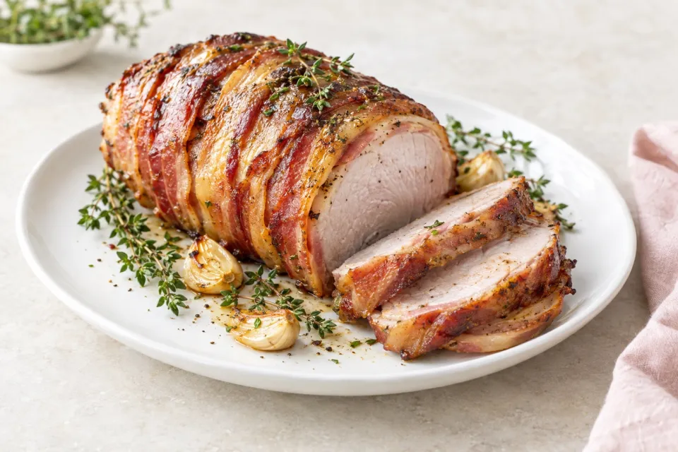 Bacon-Wrapped Pork Roast