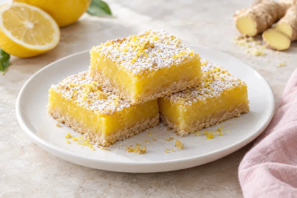Gingered Lemon Bars
