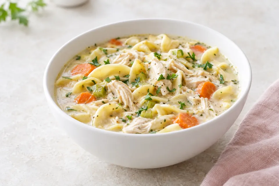 Creamy Chicken Noodle Soup