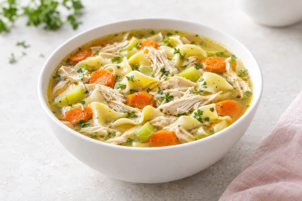 Slow Cooker Chicken Noodle Soup