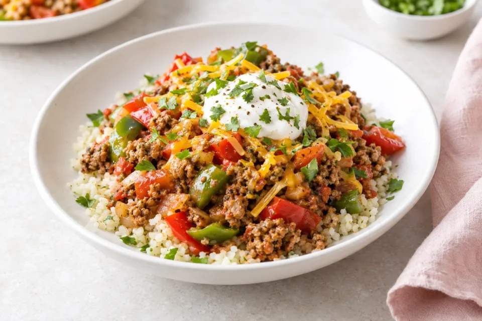 Unstuffed Pepper Bowls