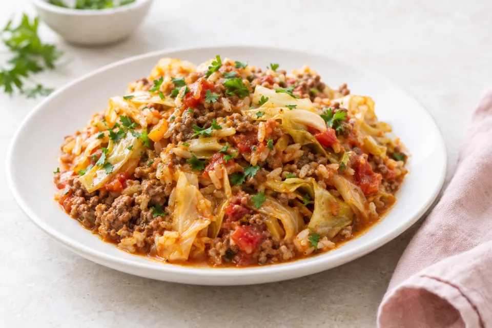 Unstuffed Cabbage Rolls