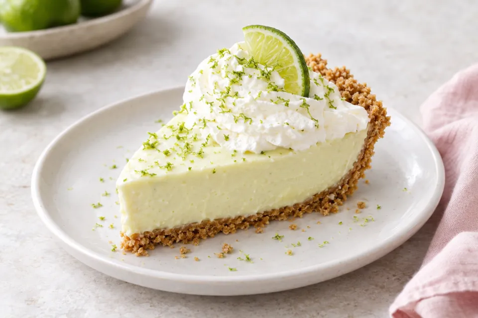 10-Minute Lime Cracker Pie