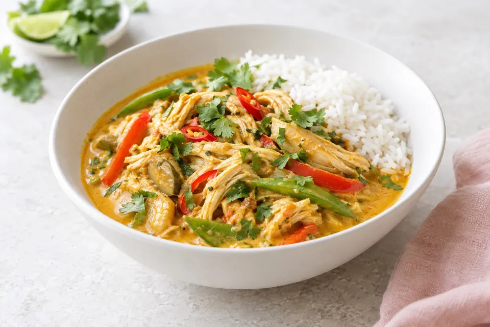 Slow Cooker Thai Chicken Curry