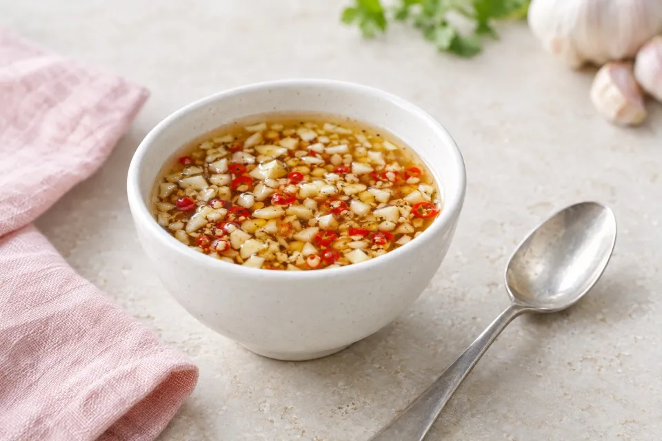 Garlic Vinegar Dipping Sauce