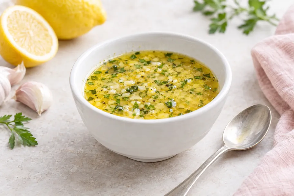 Lemon-Garlic Butter Sauce for Seafood