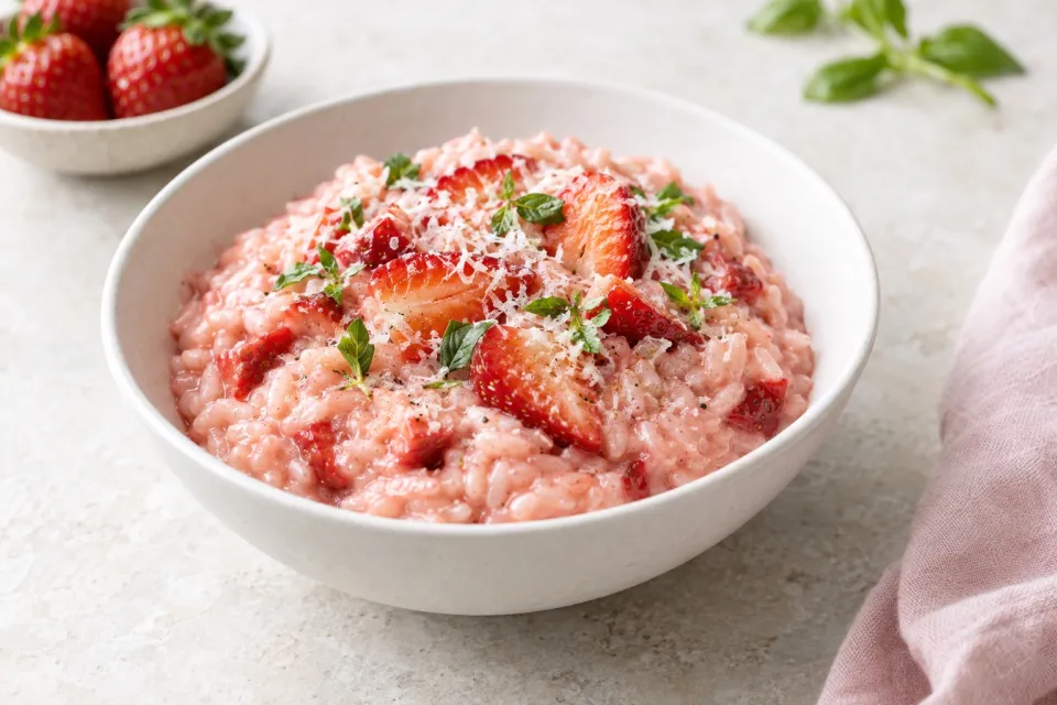 Strawberry Risotto