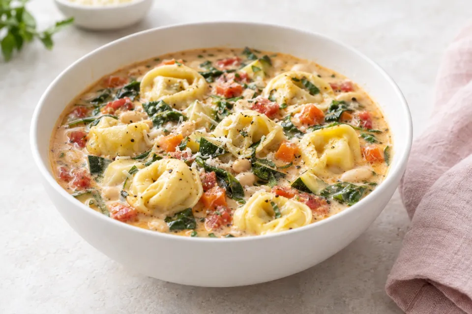 Creamy Tortellini Minestrone