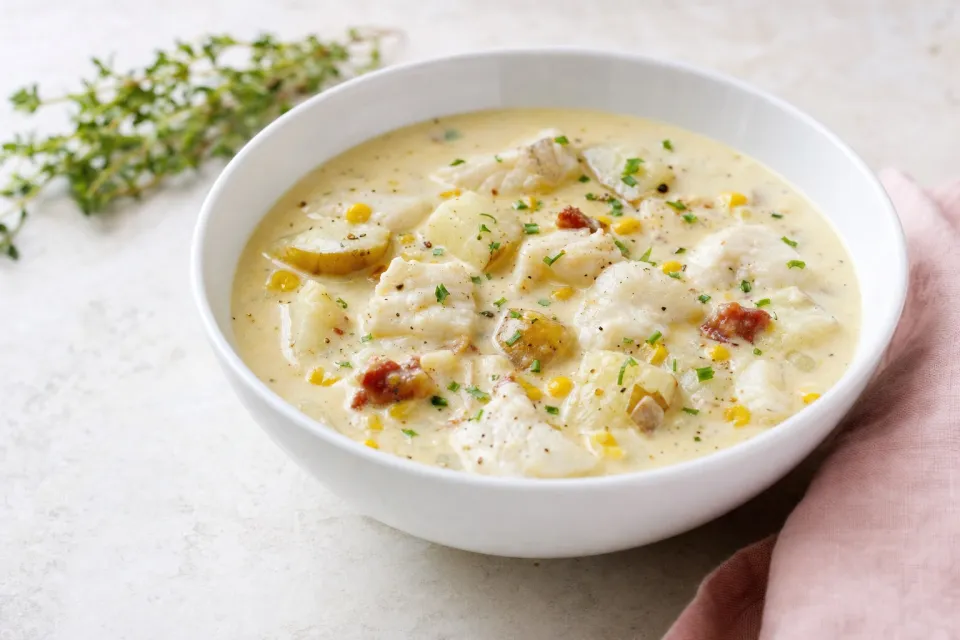 Striped Bass Chowder