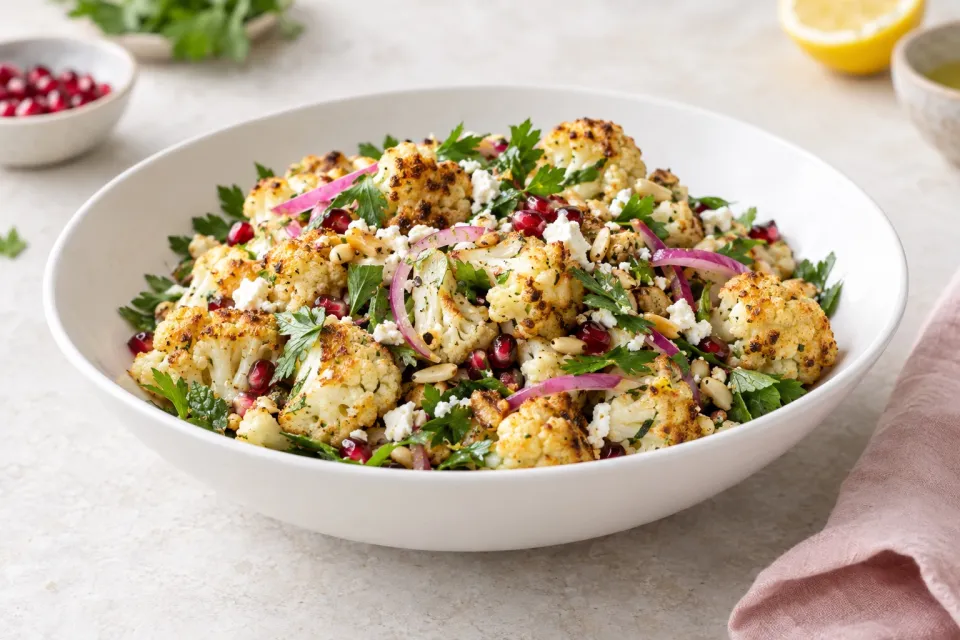 Roasted Cauliflower Salad