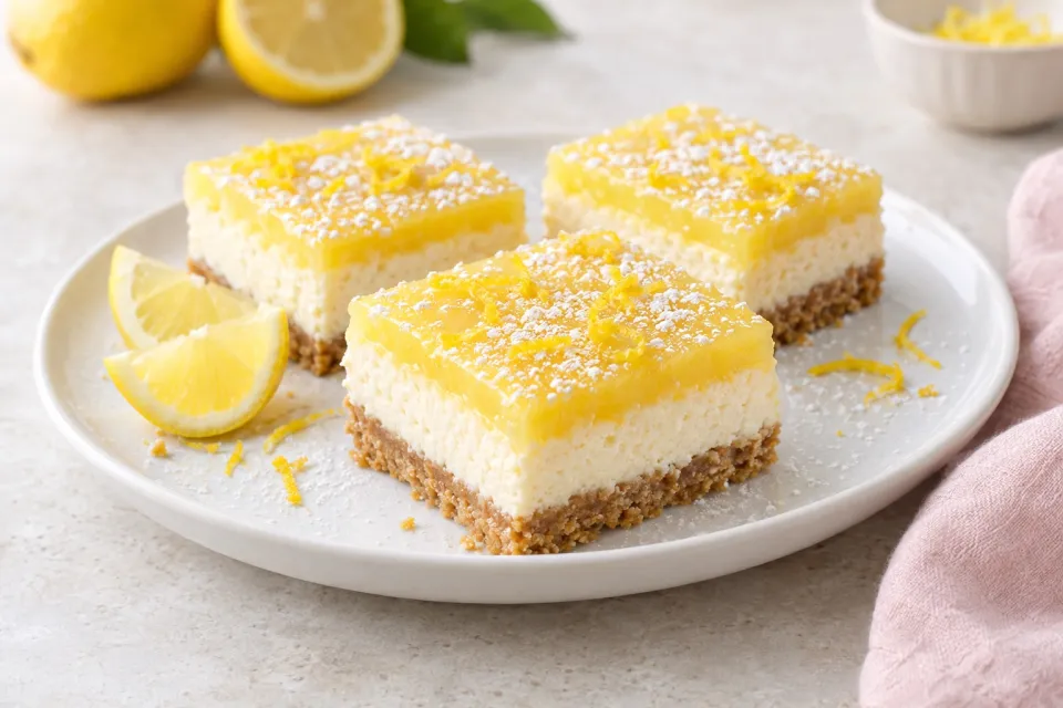 Cheesecake Lemon Bars