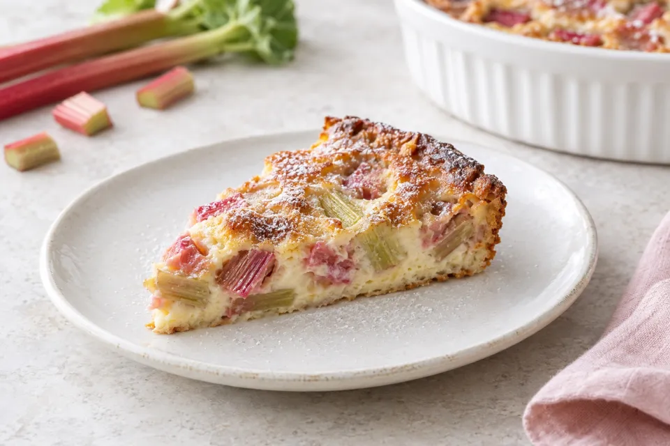 Rhubarb Clafoutis