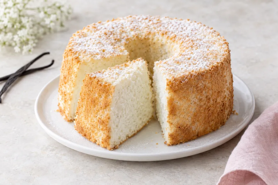 Vanilla Bean Angel Food Cake