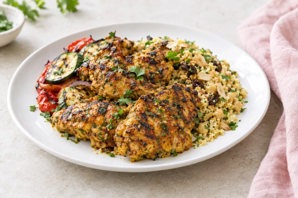 Grilled Moroccan Chicken