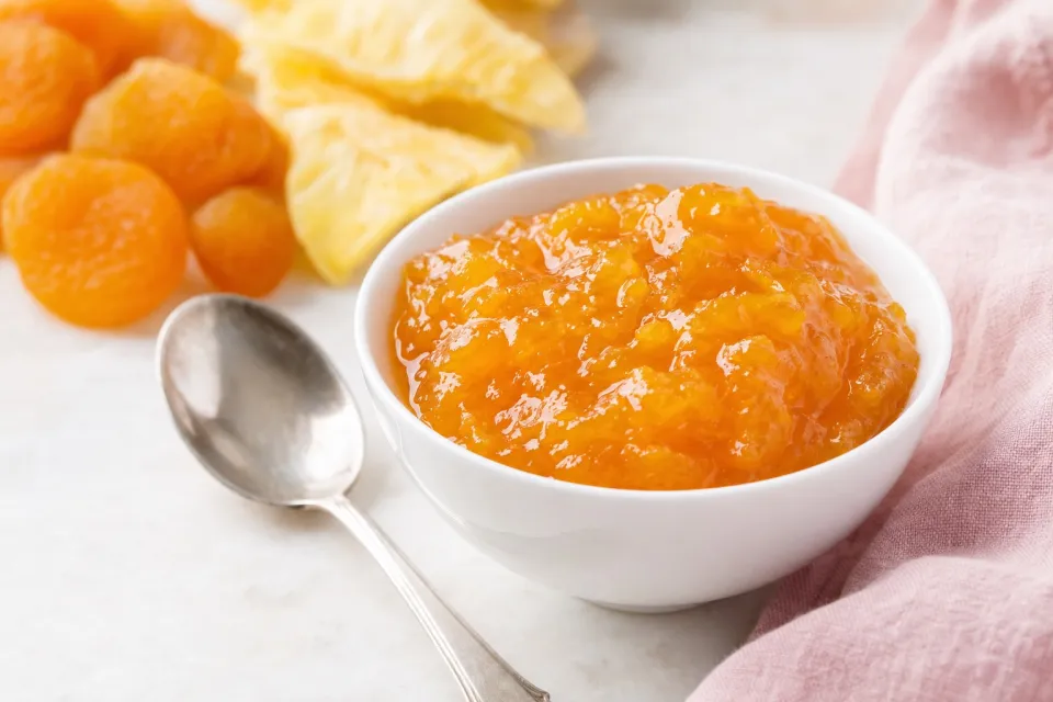 Dried-Apricot and Pineapple Jam