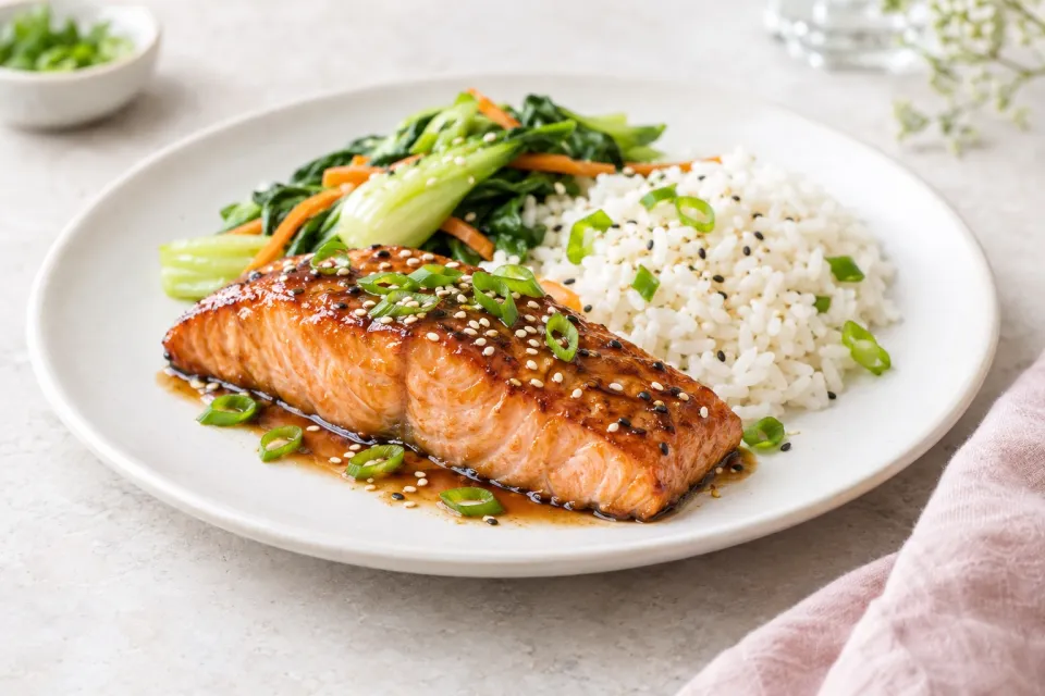 Sous Vide Teriyaki Salmon
