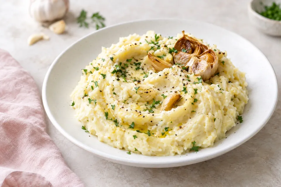 Roasted Garlic Mashed Potatoes