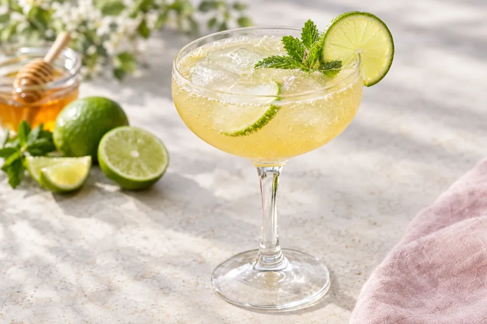 Sparkling Honey Limeade
