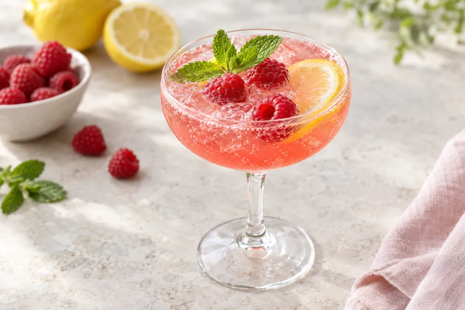 Sparkling Raspberry Lemonade