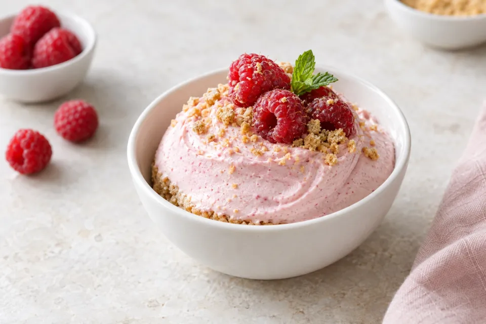 Raspberry Cheesecake Mousse