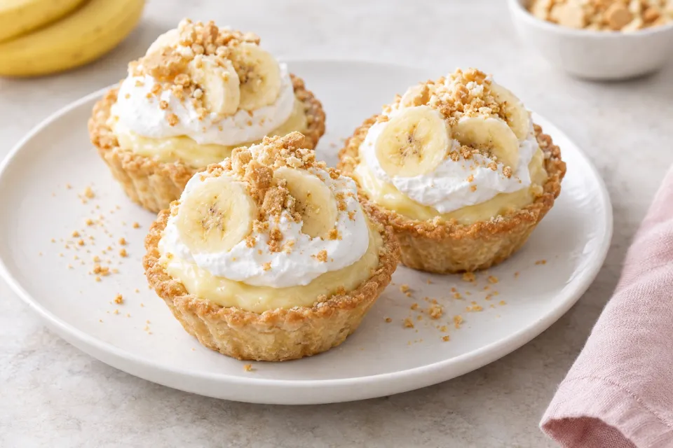 Mini Banana Cream Pies