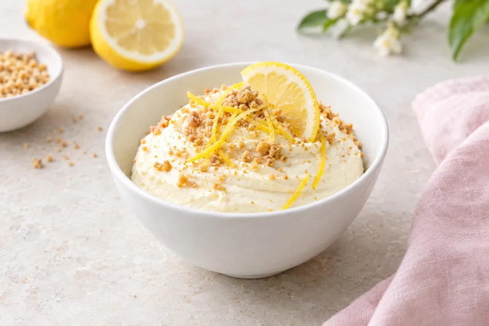 Lemon Cheesecake Mousse