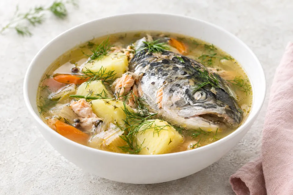 Salmon Head Soup
