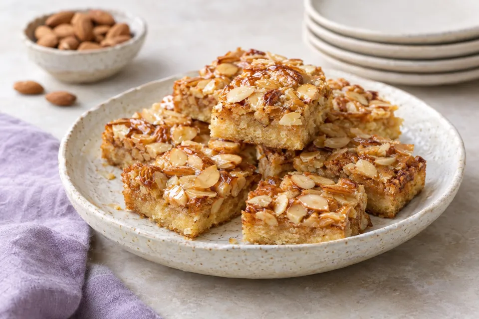 Almond Honey Squares