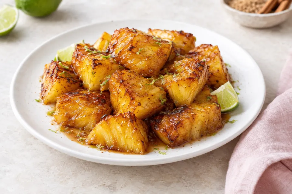 Spiced Caramelized Pineapple