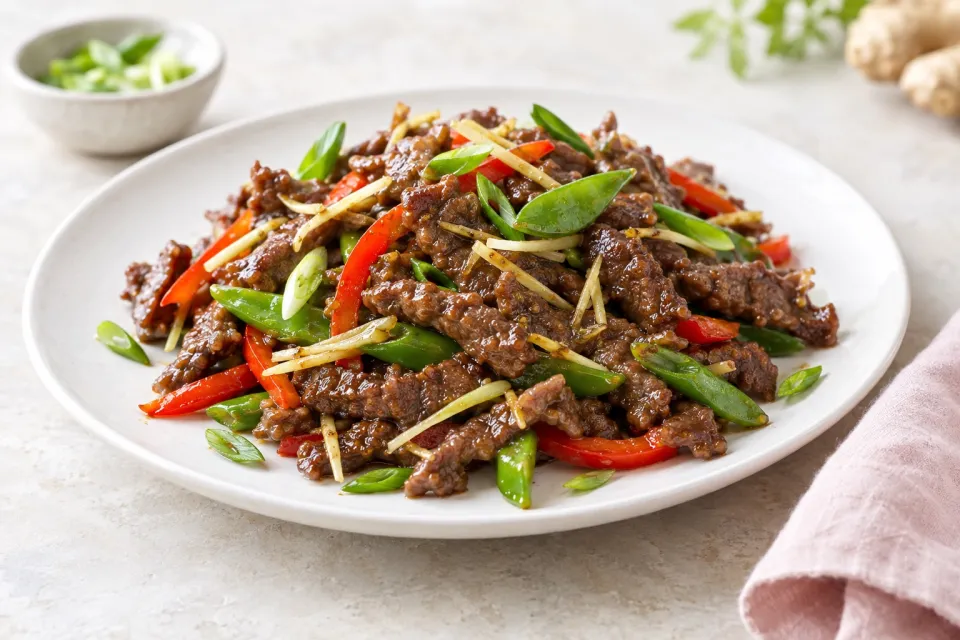 Ginger Beef Stir Fry
