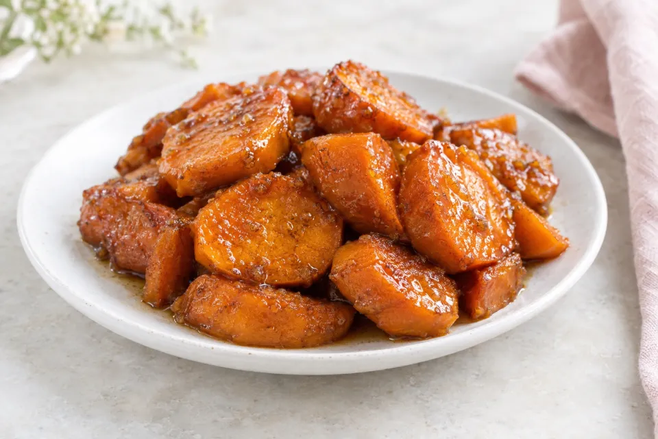 Stove Top Candied Sweet Potatoes