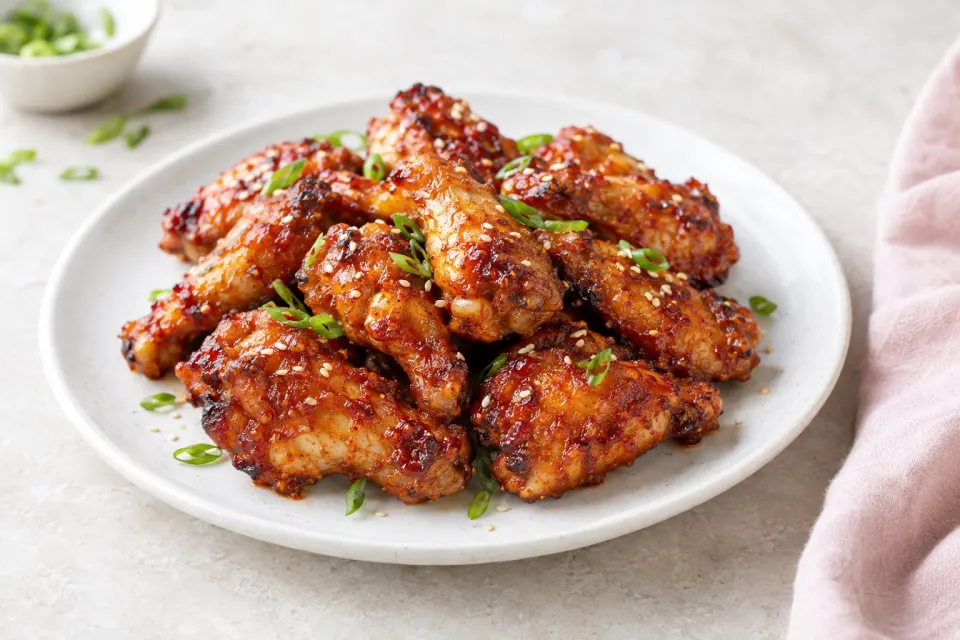Baked Gochujang Chicken Wings